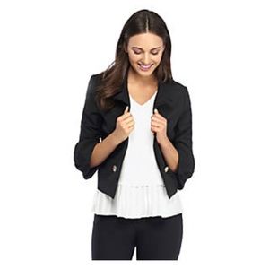 The Limited Buckle Sleeve Jacket - Black